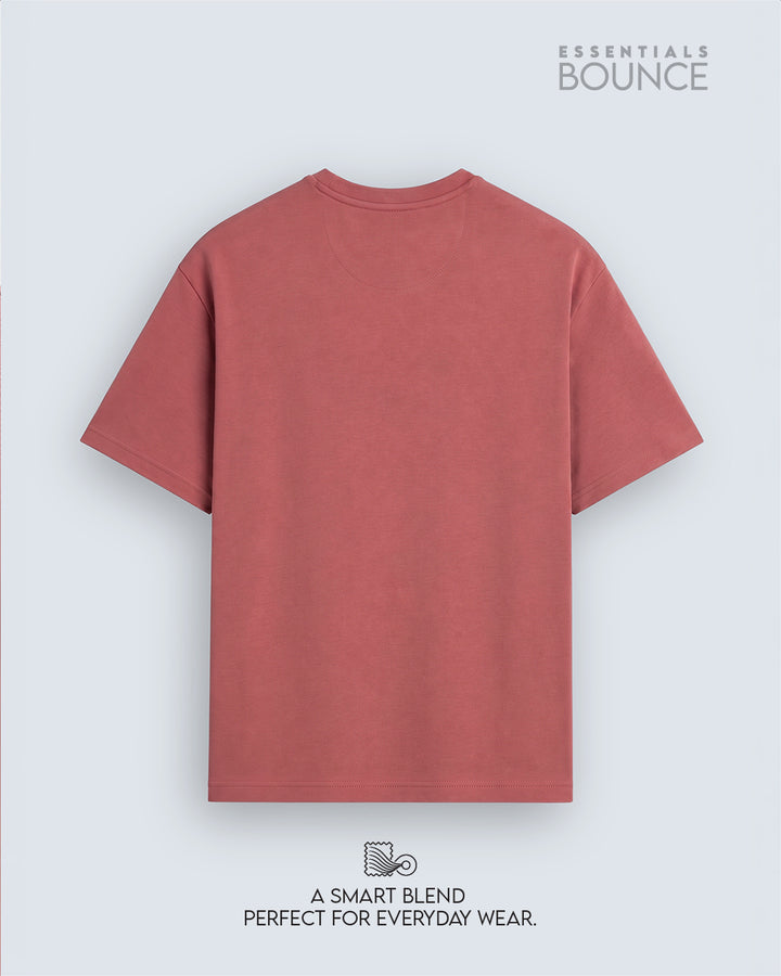 No Brainer Bounce Oversized T-Shirt | Essential |  Rust
