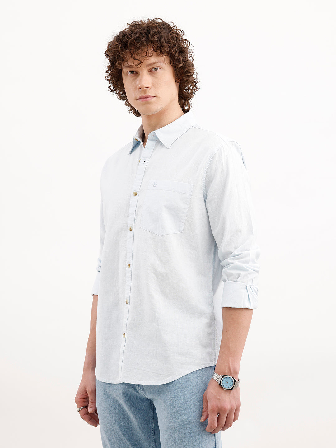 Classic Regular Fit Shirt | Light Blue