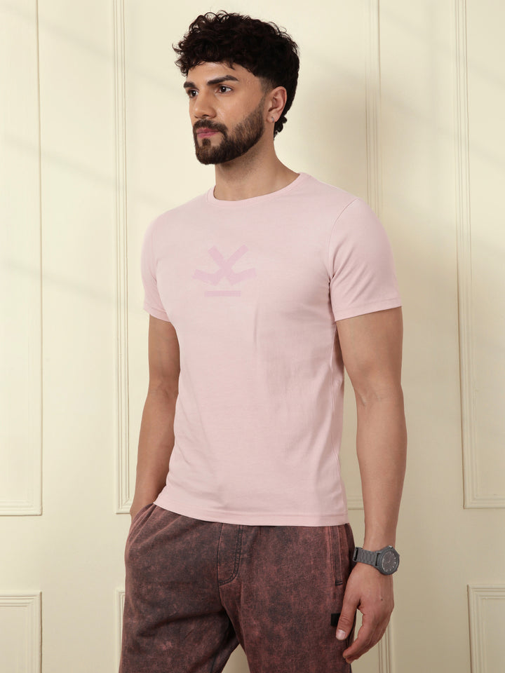 Washed Slim Fit T-Shirt | Pink