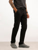 Solid Slim Fit Trouser | Black