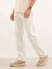 Solid Anti Fit Denim Jeans | White