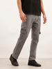 Regular Fit Denim Cargo | Grey