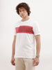 Placement Printed Slim Fit T-Shirt | White