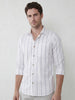 Classic White Stripes slim fit shirt | White