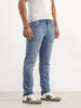 Faded Slim Fit Denim Jeans | Light Blue