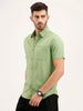 Solid Regular Fit Shirt | Light Green