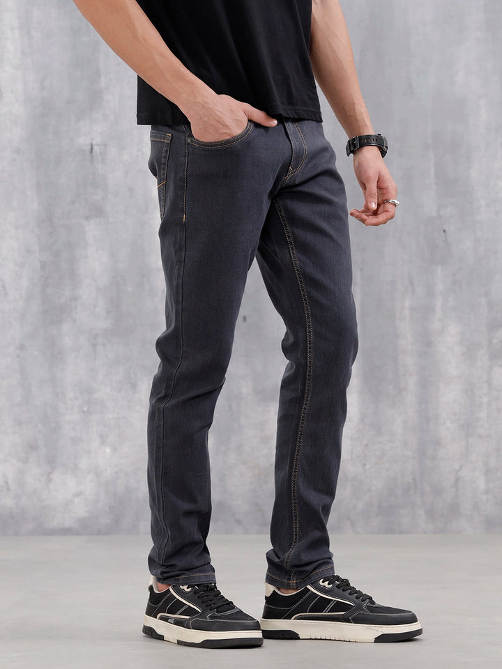 Men's Casual Slim Fit Jeans | Grey