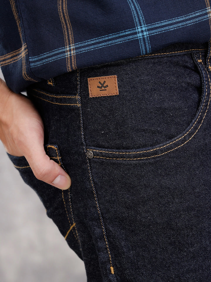 Classic Dk Blue Rinse Wash Jeans | Blue