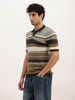 Classic Slim Fit Jacquard Polo T-Shirt | Olive