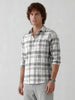 Men's casual checkered pattern shirt | Grey