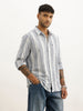 Classic Slim Fit Striped Shirt | White