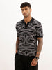 Classic Comfort Fit Jacquard Shirt | Black