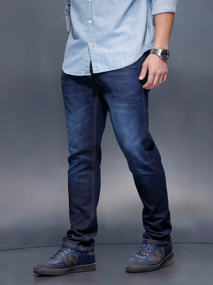 Casual Slim Fit Denim Jeans  | Blue