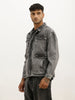 Slim Fit Douible Pocket Denim Jacket | Grey