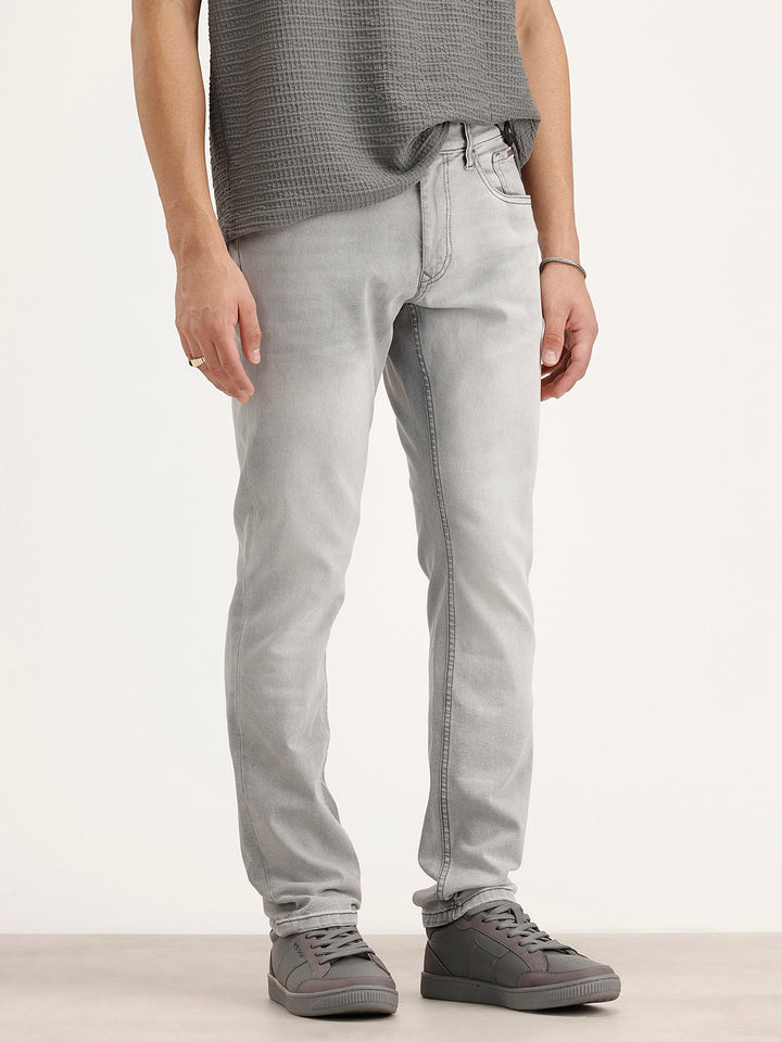 Slim Fit Denim Jeans | Grey