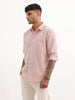 Regular Fit Checkered AOP Shirt | Grey