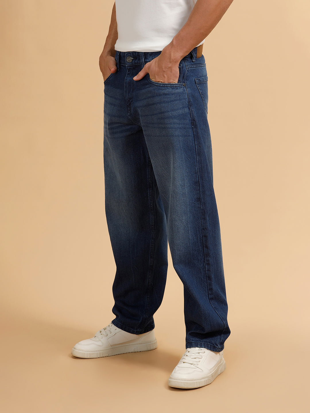 Casual Loose Fit Jeans | Blue