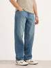 Loose Fit Denim Jeans | Light Blue