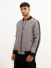 Solid Regular Fit Puffer Jacket | Grey