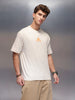 Casual Back Printed Oversized T-Shirt  | Beige
