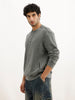 Washed Comfort Fit Sweatshirt | Olive
