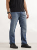Classic Faded Denim Jeans | Blue