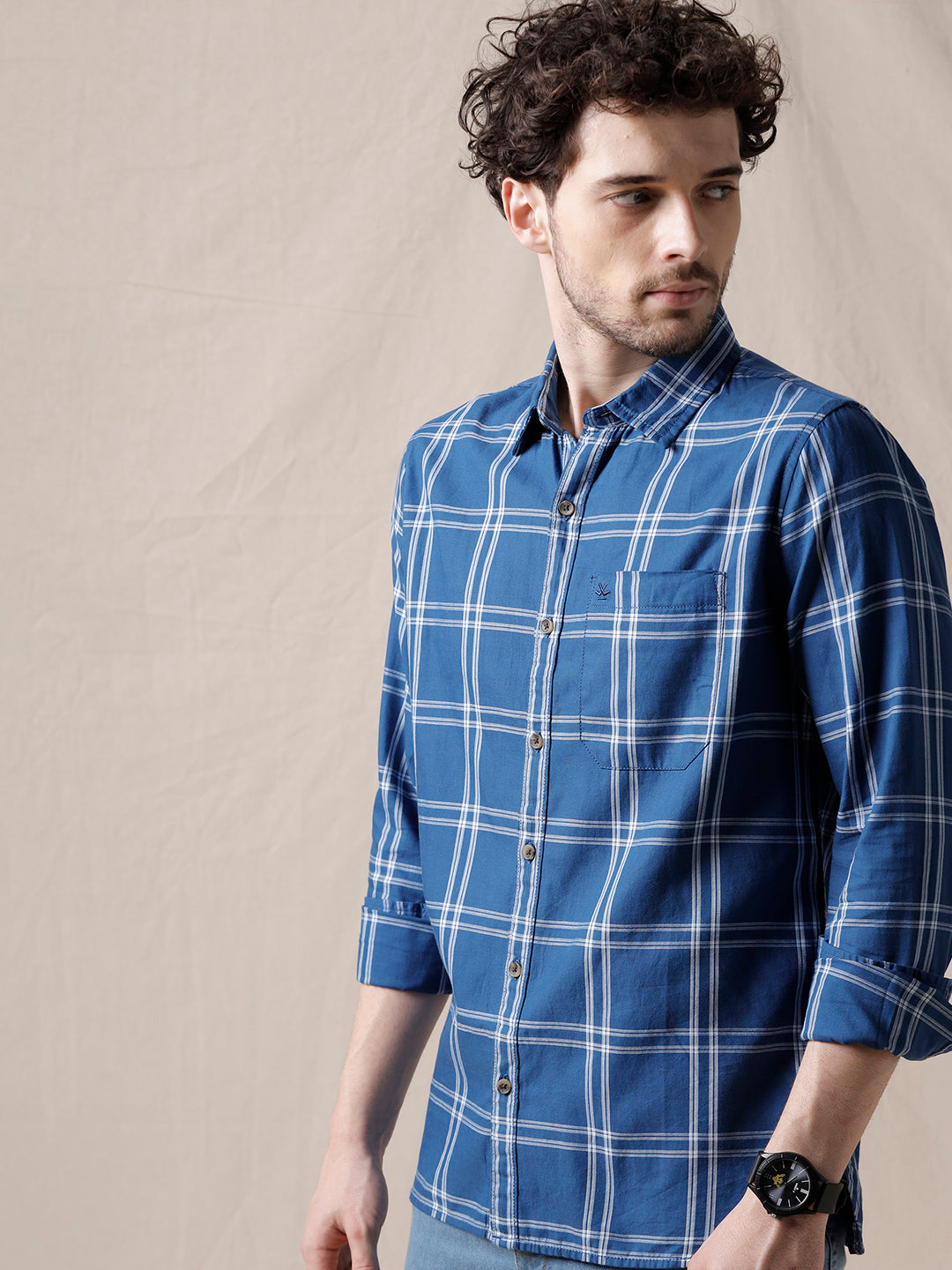 Blue Haze Plaid Shirt