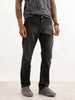Faded Slim Fit Denim Jeans | Dark Grey