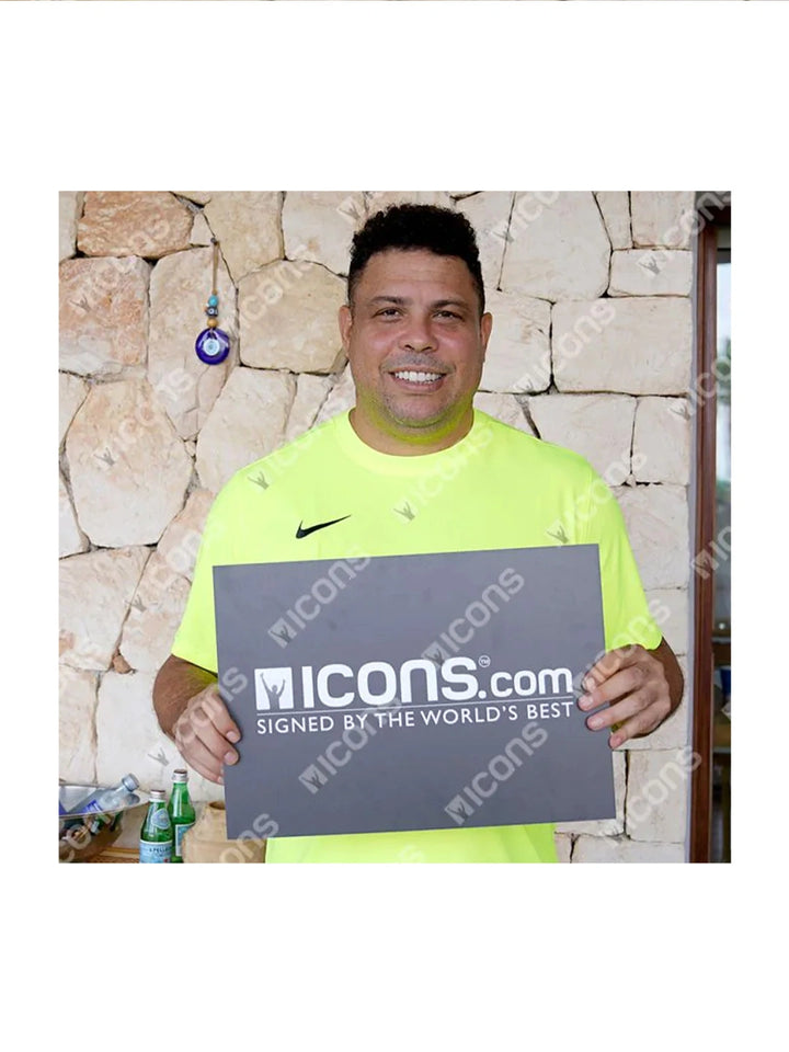 Ronaldo Back Signed Modern Real Madrid CF Home Shirt with Fan Style Numbers