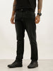 Washed Slim Fit Denim Jeans | Black