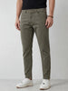 Solid Skinny Crop Denim Jeans | Olive