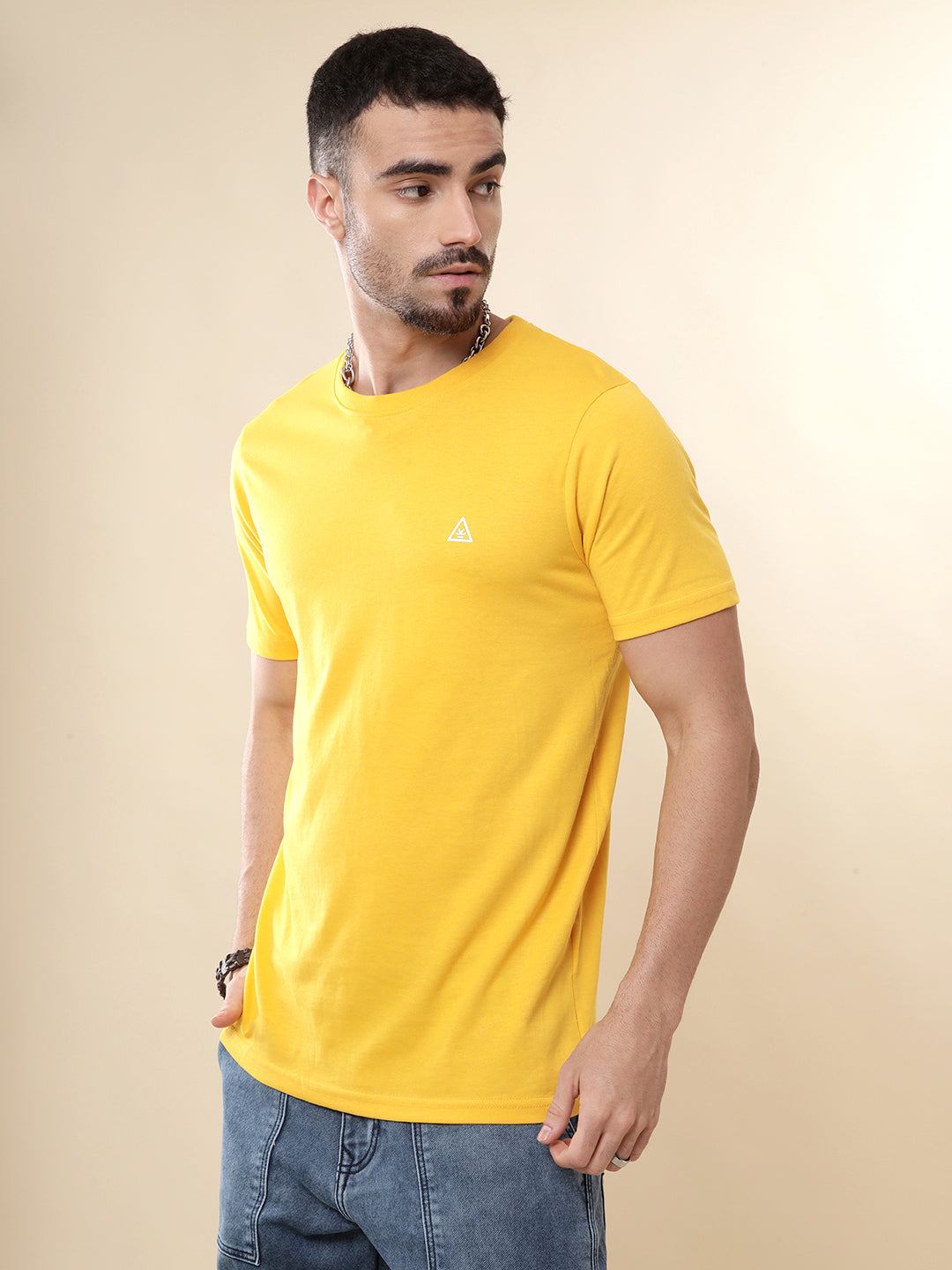 Sunny Yellow Crew Neck T-Shirt