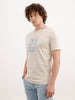 Slim Fit HD Printed T-Shirt  | Beige