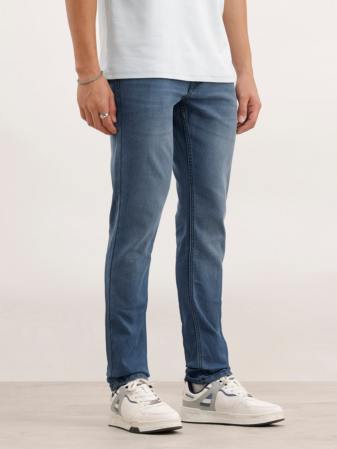 Solid Slim Fit Denim Jeans  | Blue