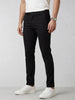 Solid Slim Fit Trouser | Black