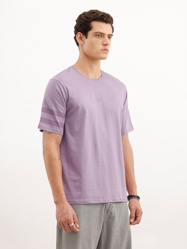Comfort Fit HD Printed T-Shirt  | Purple