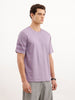 Comfort Fit HD Printed T-Shirt  | Purple