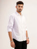 Regular Fit Gradient Shirt | White