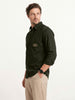 Comfort Fit Placement Printed Shirt | Olive