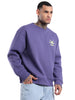 Elite Purple Back Printed Sweatshirt