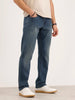Faded Relaxed Fit Denim Jeans | Light Blue