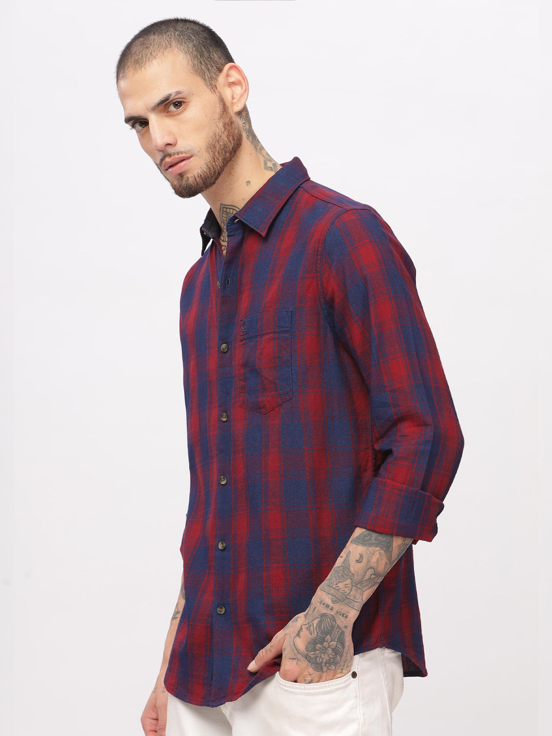 Yarn Dyed Checkered Shirt