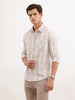 Slim Fit Checkered Shirt  | Pink