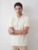 Slim Fit Half Sleeve Shirt | Off White
