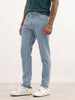 Slim Fit Light Fade Denim Jeans | Light Blue