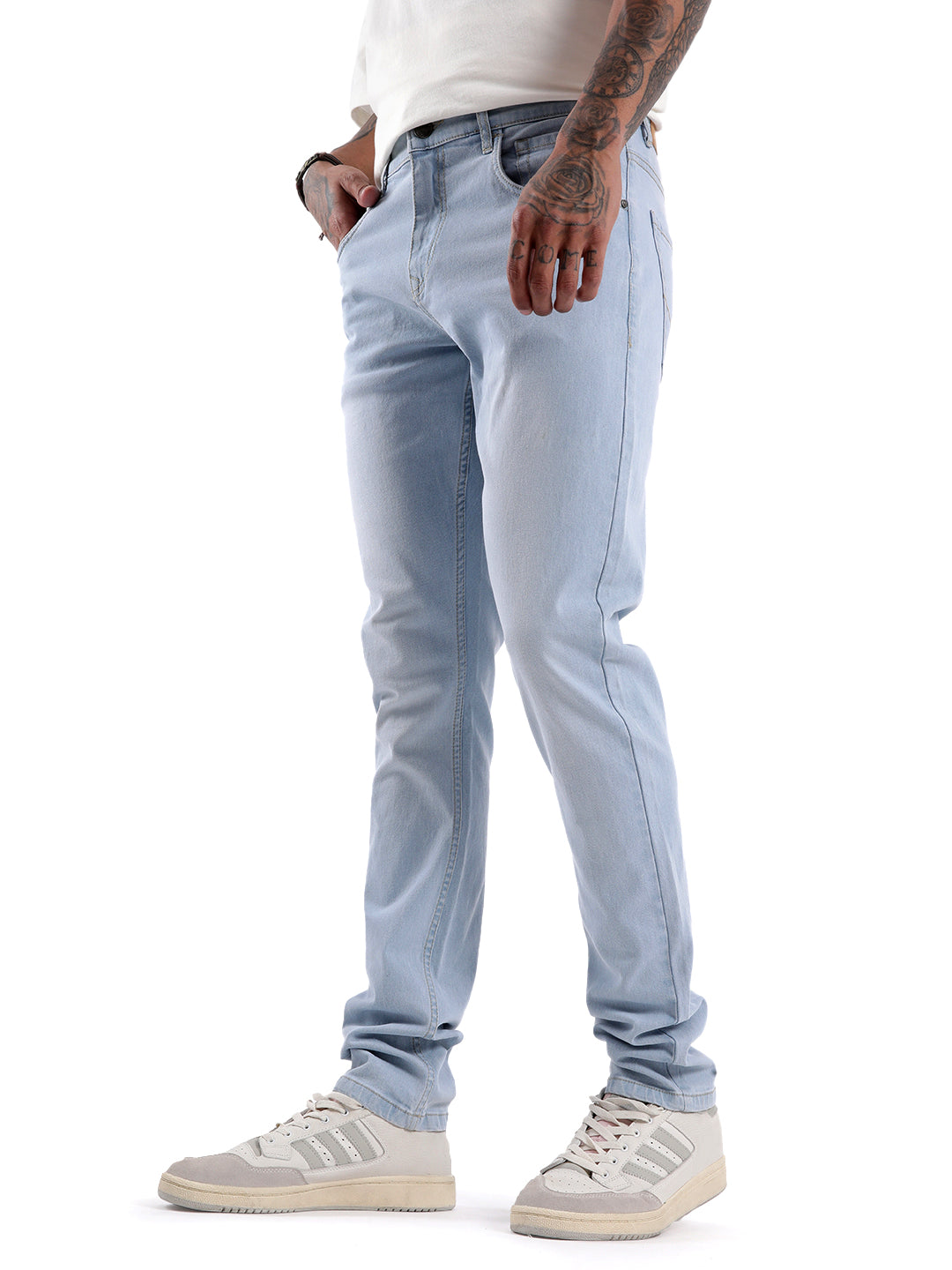 Urban Light Blue Slim Fit Denim Jeans