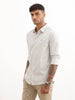 Classic Striped Full Sleeve Shirt | Beige