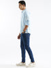 Classic Solid Blue Slim Fit Shirt