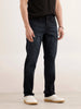 Faded Straight Fit Denim Jeans | Blue