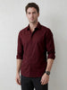 Casual Shirt with Sleek Elevated Style | Maroon